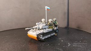 Обзор на лего БМД-2. BMD-2. History Brick Films