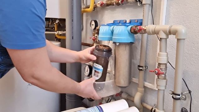 Замена Фильтров Механической очистки водоснабжения  Техническое обслуживание дома 