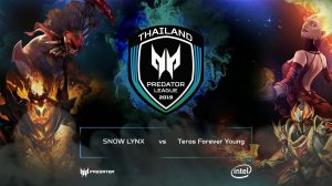 DOTA 2 Predator League 2019 Thailand | SNOW LYNX Vs Teros Forever Young |