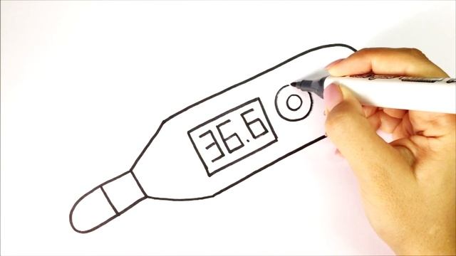 Сурет салу Градусник | How to draw Thermometer | Вolajon uchun Termometr rasm chizish смотреть онлайн