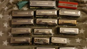 Hohner Echo Harp Harmonica ☆ Tremolo Mundharmonika - A D * B F * C G * B Es