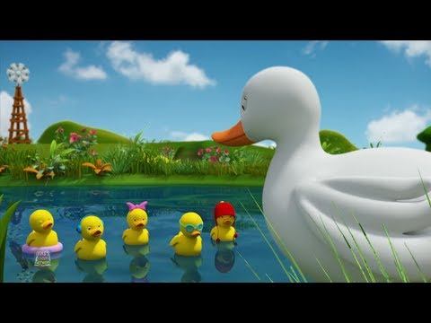 Пять маленьких уток | детские песни | Five Little Ducks