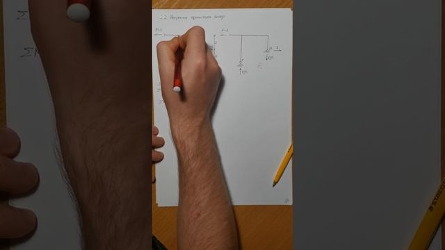 Простая рама. Нахождение перемещений от температурных воздействий смотреть онлайн