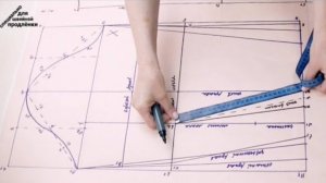 Базовая выкройка рукава пять в одном.