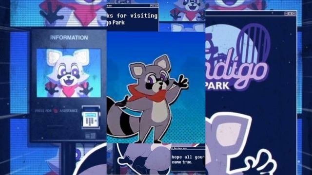 Приколы Indigo Park! 2 часть. 🦝💜🩵🦜🤣😂👍🏻#indigopark #fnafsecuritybreach
