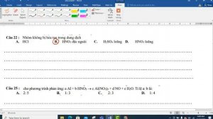 HÓA 11 - CHƯƠNG 2 - ÔN KIỂM TRA GIỮA KÌ PHẦN NITƠ - AMONIAC - AXIT NITRIC