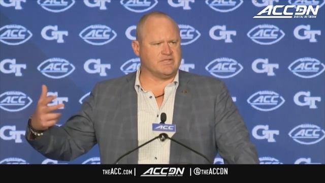 GT's Brent Key: It's Our Job To Change The Narrative | 2024 ACC Football Kickoff смотреть онлайн