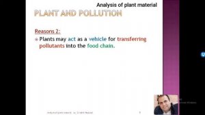 10.  Analysis of plant material