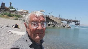 ИЗРАИЛЬ 2017: Тверия. Общая панорама городского пляжа на Кинерете – 6 июня  2017, ВТ