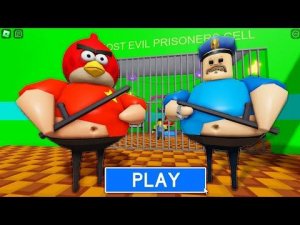 ANGRY Birds BARRY Walkthrough Full GAMEPLAY #roblox #ScaryObby