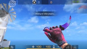standoff 2 - karambit nebula "755" - gloves punk