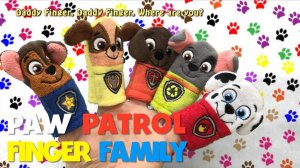 Finger Family Song Paw Patrol Toys Nursery Rhyme Song Youtube Video For Kids Daddy Finger