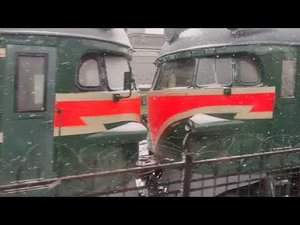 ТЧПРИГ-15 Санкт-Петербург-Балтийский из окна электропоезда ЭД4М, 19.04.2024г. (4K UHD)