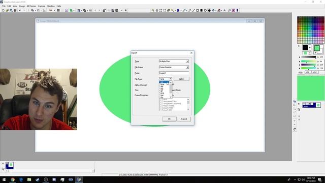 Transparency in GraphicsGale!: Graphics Gale