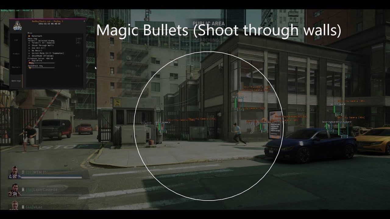 BadBoyCheats | PAYDAY 3 Cheats / Hacks [One Hit Kill & Magic Bullets]