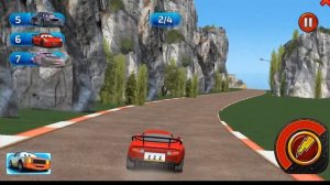 Игра Молния Маккуин прохожу трассу 4 Италия Mcqueen