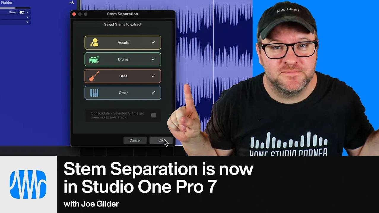 Studio One Pro 7: Testing Out Stem Separation