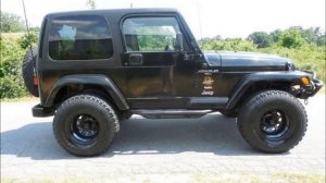 Lifted 1997 Jeep Wrangler Sahara 2-Door Convertible