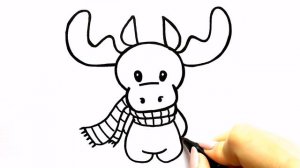 Как нарисовать ОЛЕНЯ / Мультик раскраска ОЛЕНЬ / Нарисуй Ка