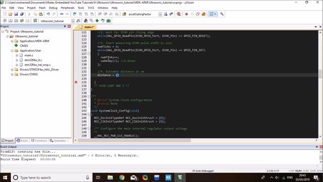 STM32F4 Nucleo - Keil 5 IDE with CubeMX: Tutorial 37 - HC-SR05 Ultrasonic Sensor смотреть онлайн