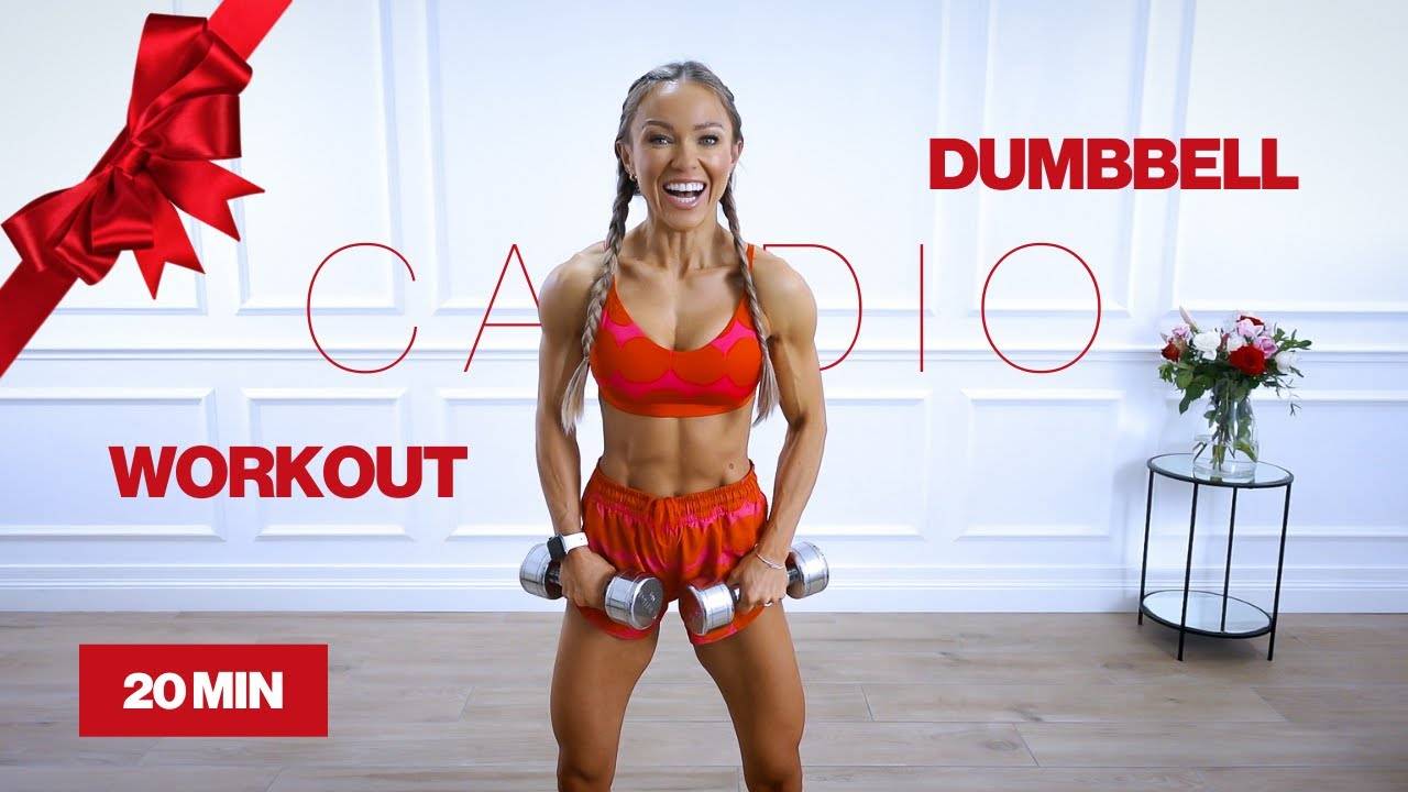 Caroline Girvan - 20 Minute SWEATY Dumbbell Cardio Workout - Full Body at Home