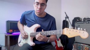 1965 Fender Stratocaster, Marshall JCM800, Fuzz, демонстрация