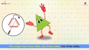 Shapes Rhyme | Circle, Square and Triangle Shape Song For Kids | Periwinkle