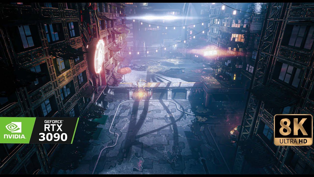 8K Ghostrunner on RTX 3090 - Oakstream reshade - RAYTRACING - ULTRA GRAPHICS SHOWCASE смотреть онлайн