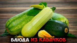 Какие блюда из КАБАЧКОВ можно приготовить этим летом