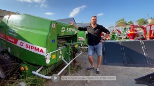 Обзор пресс-подборщика Sipma Сlassic и запчастей к нему на складе "Центра польской техники"