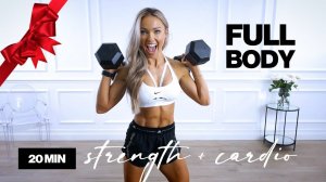 Caroline Girvan - 20 Minute Dumbbell Full Body Workout | Strength + Cardio