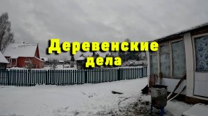 Выходные в деревне. Подготовили теплицу к зиме. Своя зелень в ноябре