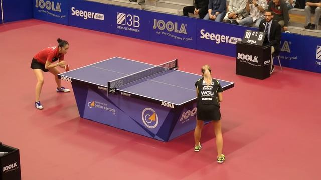 Tischtennis Champions League Damen: Bernadette Szöcs – Sofia Xuan Zhang смотреть онлайн