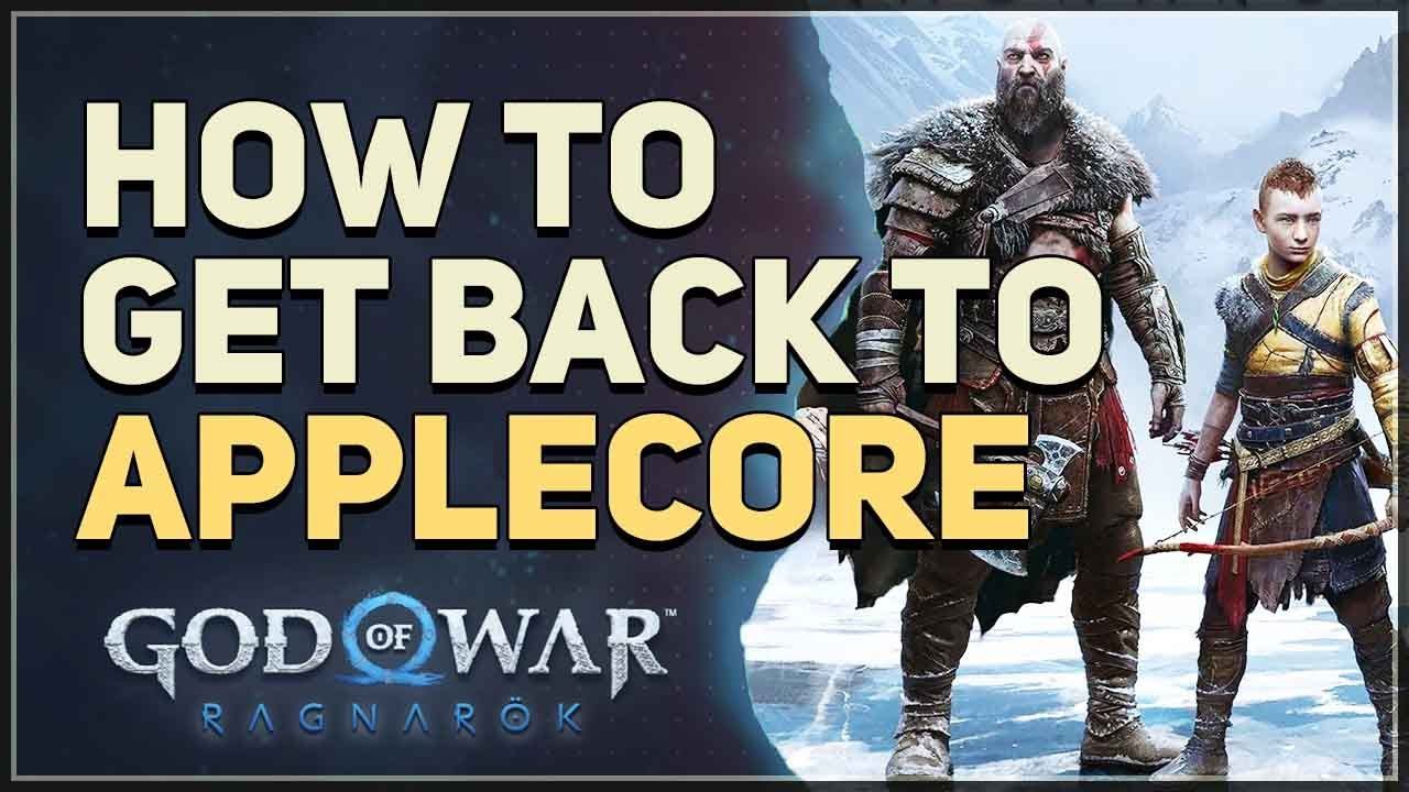 How to return back to The Applecore God of War Ragnarok смотреть онлайн