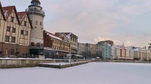 Калининград зимой. Обзорное видео