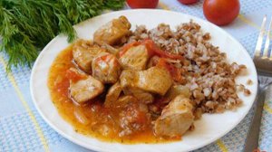 Свинина с овощами