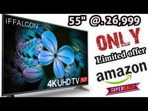iFFALCON  (55 inches) 4K Ultra HD Smart LED Google TV  iFF55U62  (Black)