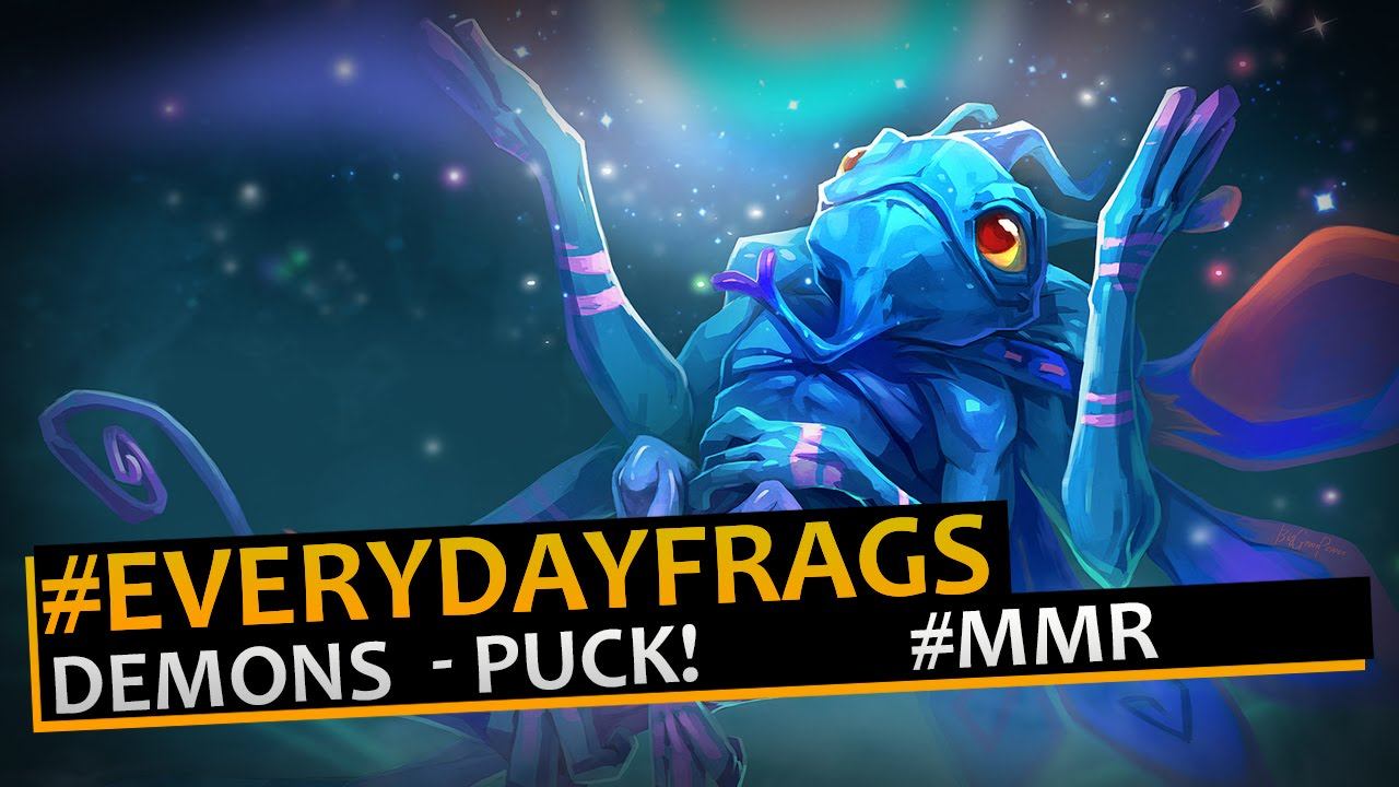 demons (Puck) - Gameplay Dota 2 MMR смотреть онлайн