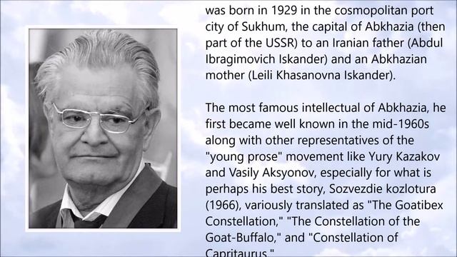 Fazil Iskander ● A Simple Tribute