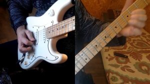 COOL VERSION! Bach-Joke\Бах-Шутка.Guitar lesson\Гитарный урок.Demonstration\TUTORIAL\backing track.