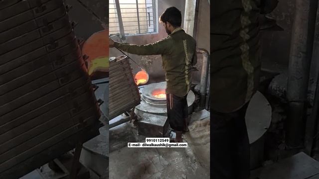copper melting furnace, Brass melting furnace, bronze melting furnace, Gas fired melting furnace