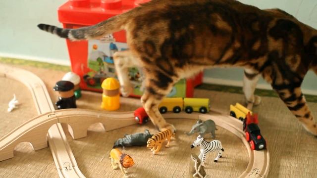 Catzilla eats fauna and destroys wagons 02/02 смотреть онлайн