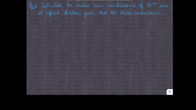 L-9/ electrochemistry/ Kohlraush's law/ class 12
