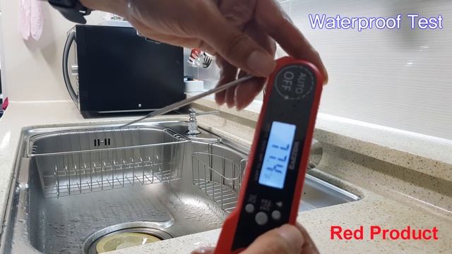 Wazava Digital Meat Thermometer Waterproof Test