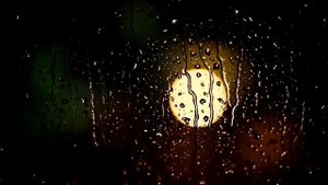 ФУТАЖ Капли дождя на стекле  - Footage Rain on the glass