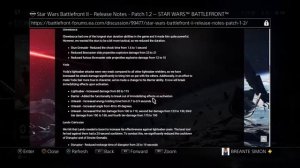 Star wars battlefront 2 patch 1.2-Release patch notes