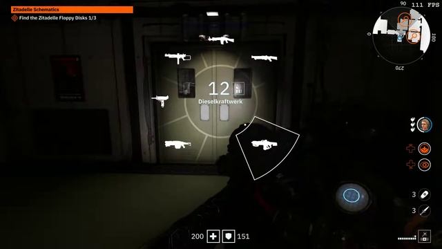 Wolfenstein Youngblood  Zitadelle schematics - Side Mission  RTX 2070