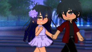 //Can we go for a walk, please?// {•Aphmau Future AU•} ||Aphmau x Aaron|| Gacha meme/trend