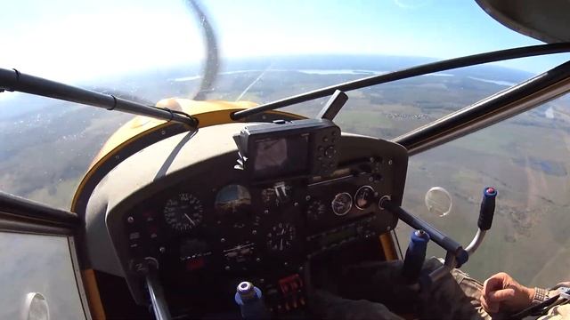Полёты. Ватулино. Аэропракт 22. Выполнение задания в зоне.