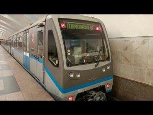 Поездка на поезде Русич 81-740А/741А на Бутовской линии Московский метрополитен туда и обратно